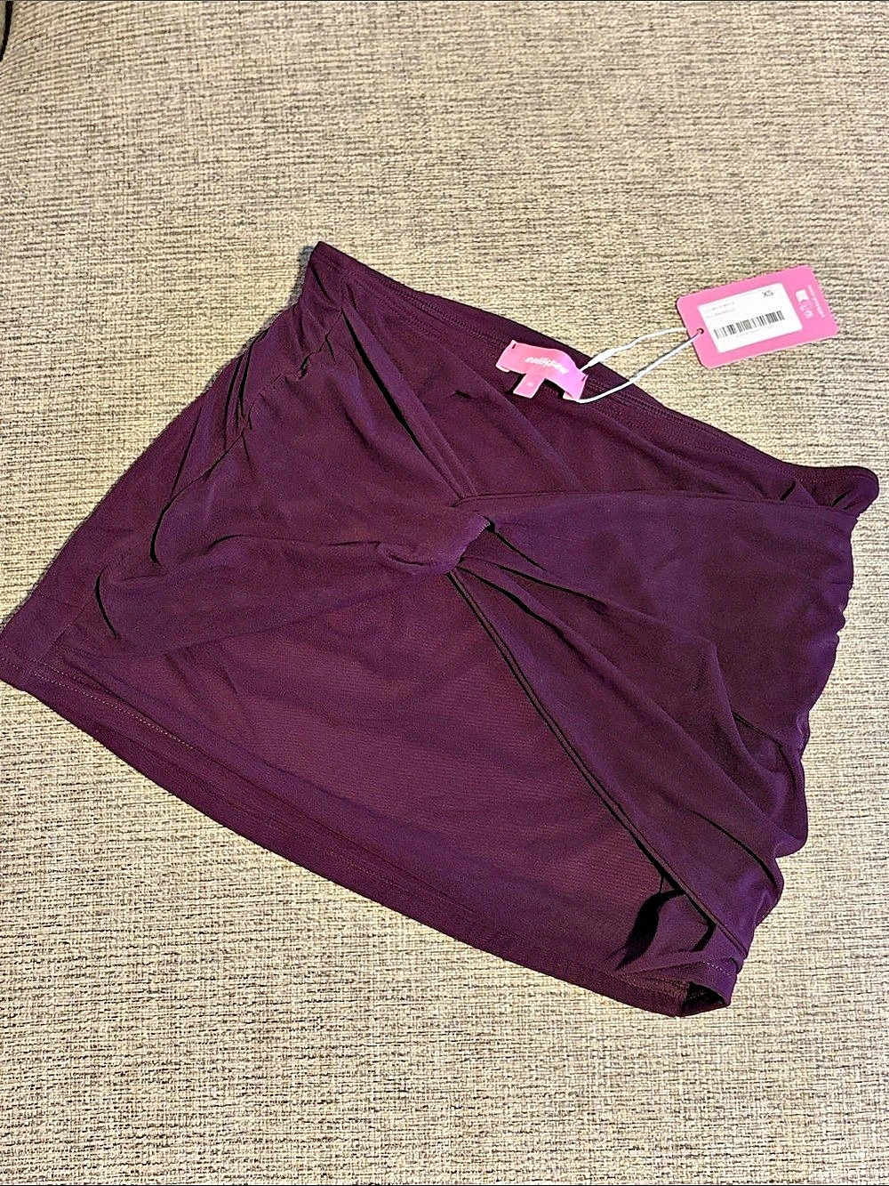 Edikted Purple Mini Skirt NWT
